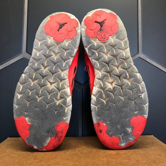 ~Used W/O Box! Air Jordan Flight Flex Trainer 2 Infrared Red Sneakers Size 8 - Picture 5 of 6